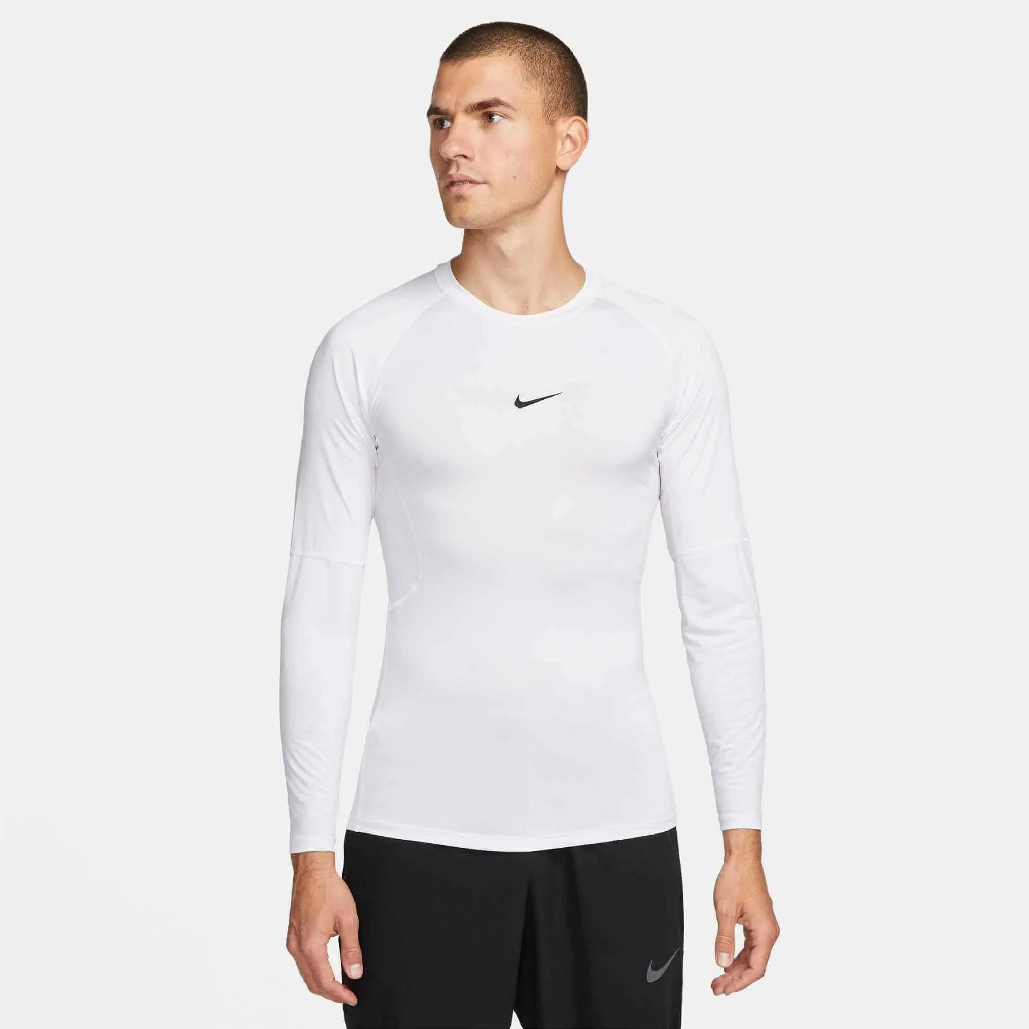 Nike Men's Pro Dri-Fit Tight Long-Sleeve Fitness Top - Image 3