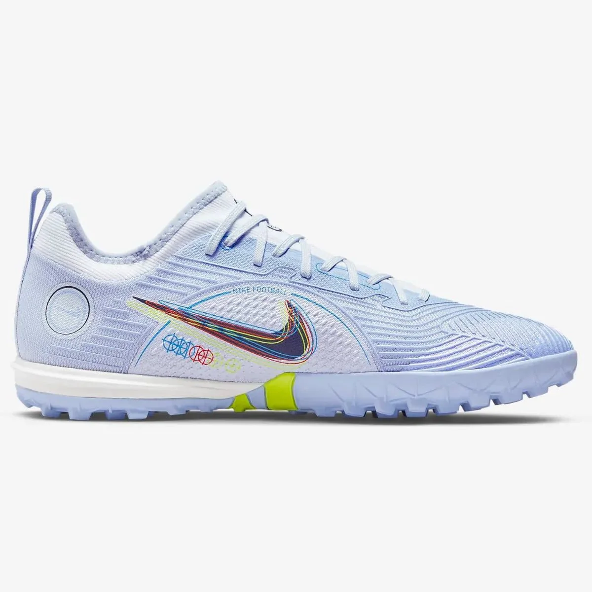 Nike Mercurial Air Zoom Vapor 14 Pro Turf - Grey-Blue - Image 2