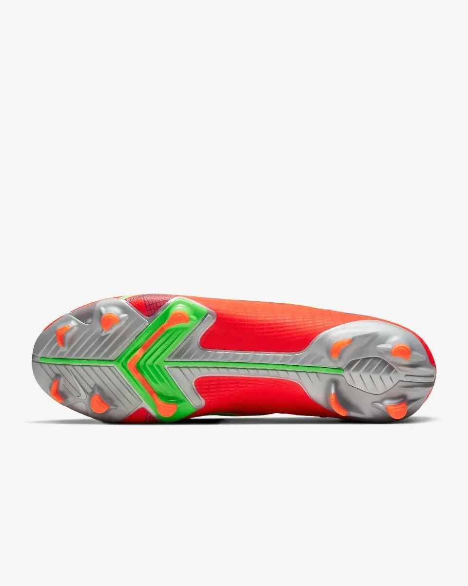 Nike Mercurial Superfly 8 Academy FG-MG - Bright Crimson-Volt-Indigo - Image 5