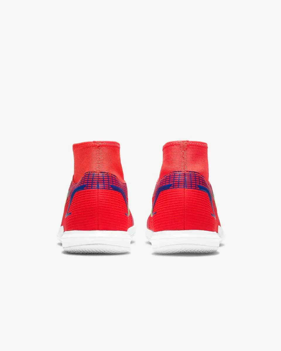 Nike Mercurial Superfly 8 Academy IC - Bright Crimson-Volt-Indigo - Image 6