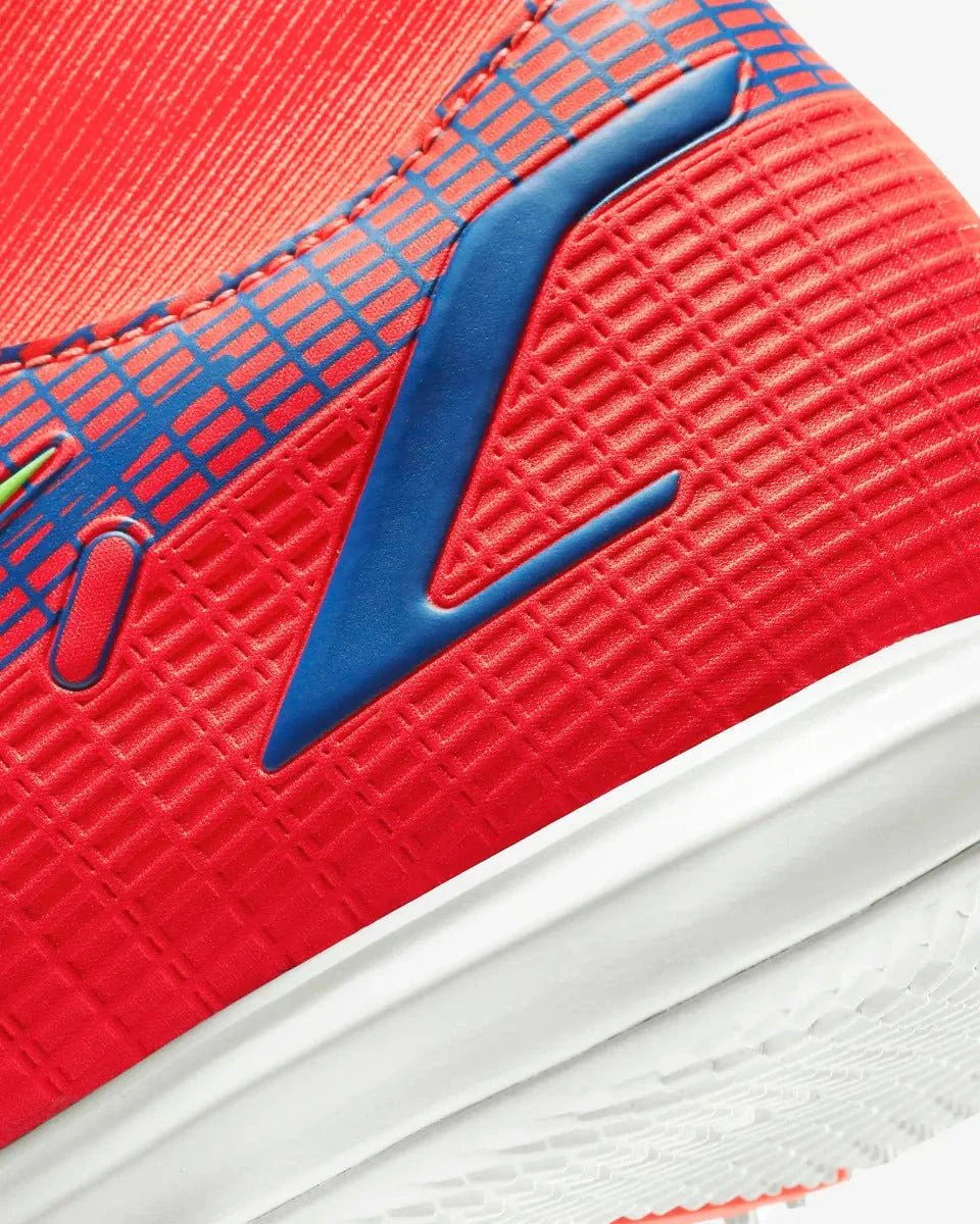 Nike Mercurial Superfly 8 Academy IC - Bright Crimson-Volt-Indigo - Image 8
