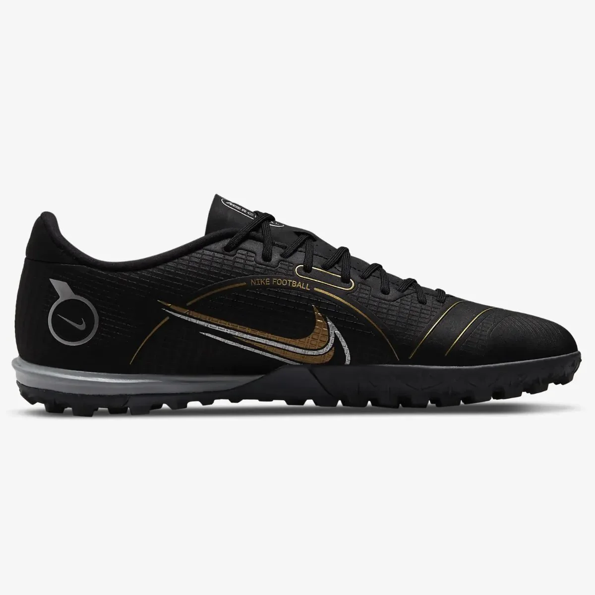 Nike Mercurial Vapor 14 Academy Turf - Black-Gold - Image 2