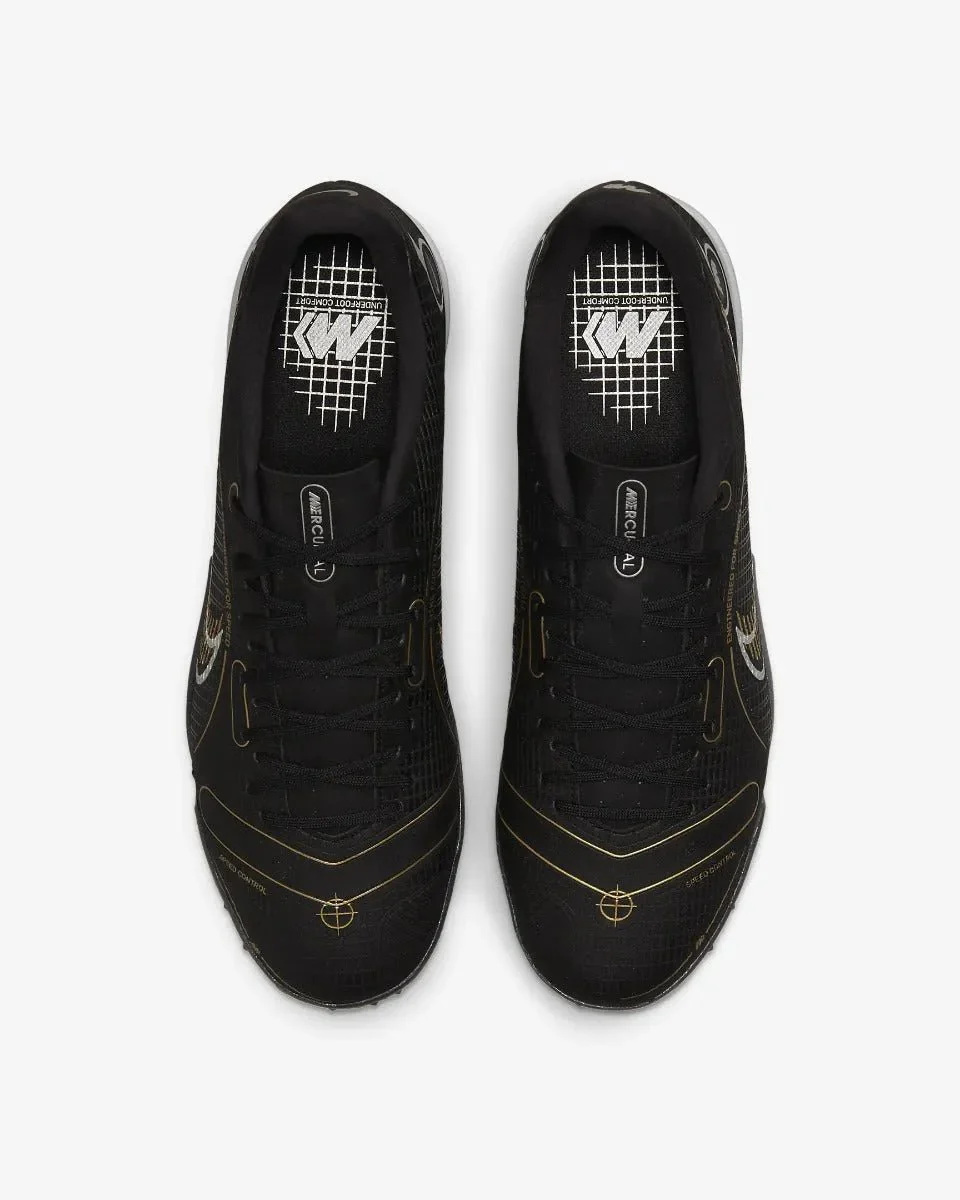 Nike Mercurial Vapor 14 Academy Turf - Black-Gold - Image 4