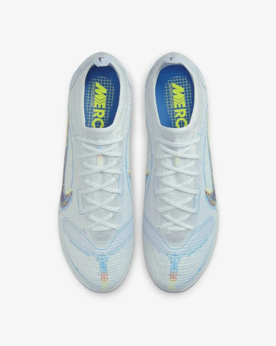 Nike Mercurial Vapor 14 Elite FG - Grey-Blackened Blue - Image 4