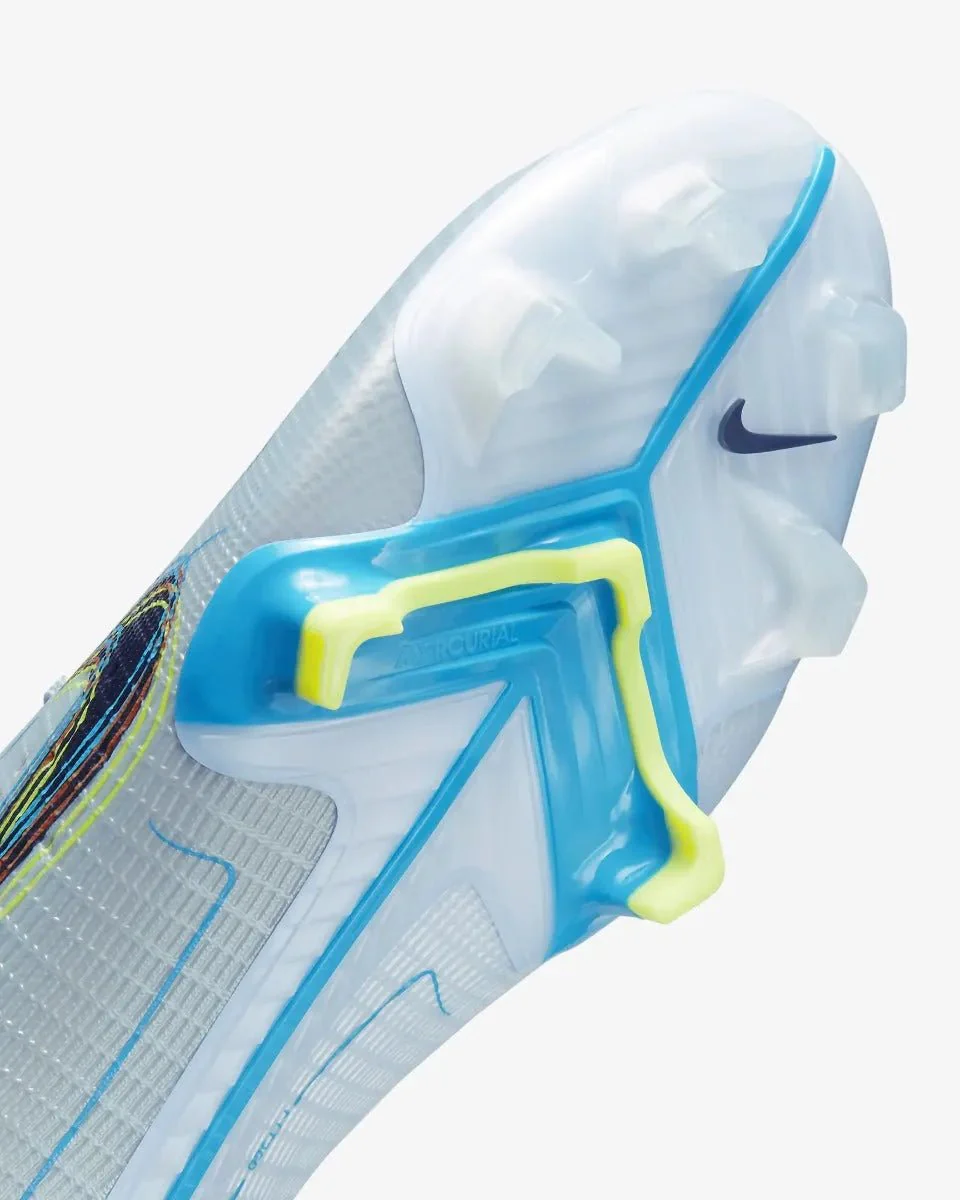 Nike Mercurial Vapor 14 Elite FG - Grey-Blackened Blue - Image 7