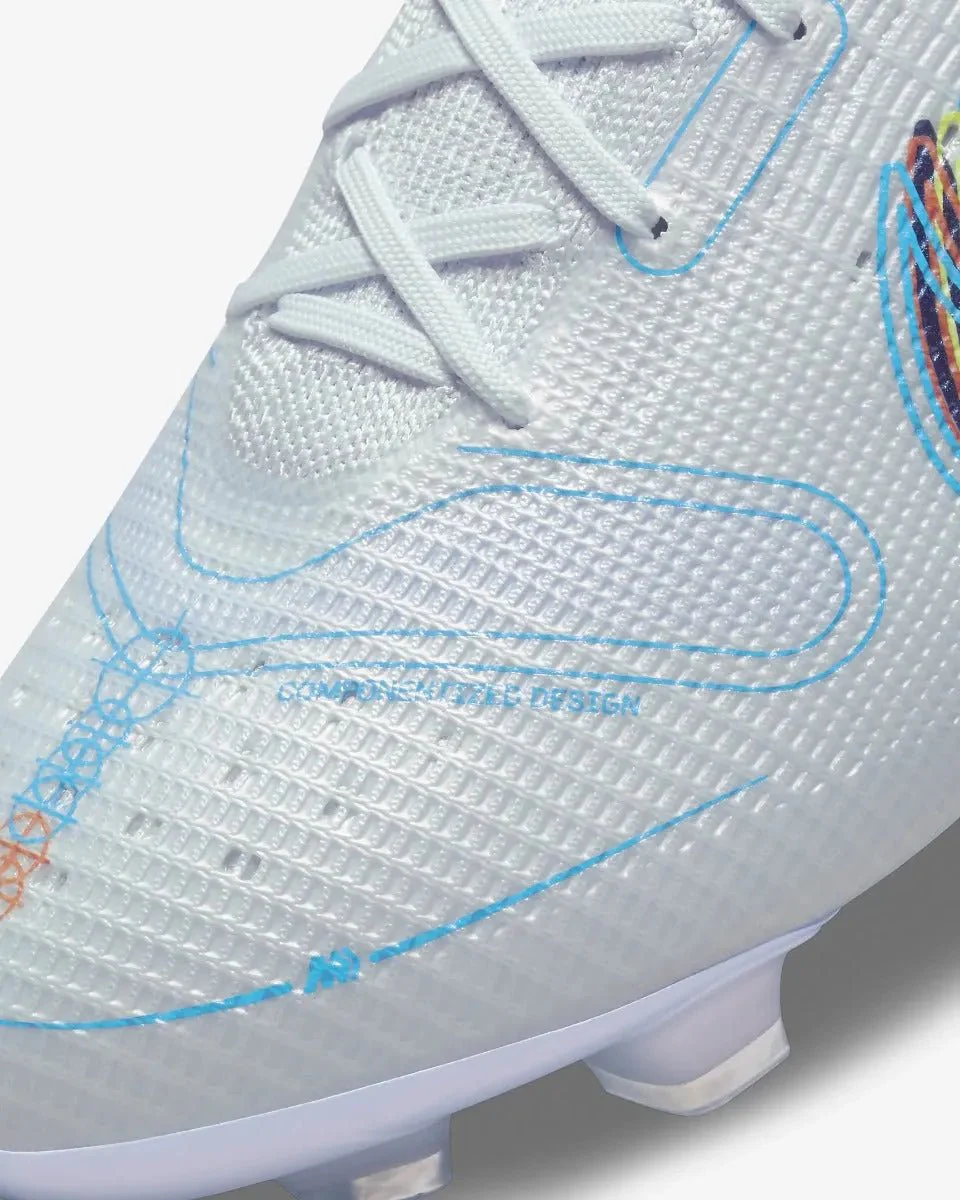 Nike Mercurial Vapor 14 Elite FG - Grey-Blackened Blue - Image 8