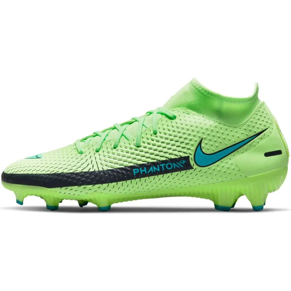 Nike Phantom GT Academy DF FG-MG - Lime Glow-Aquamarine