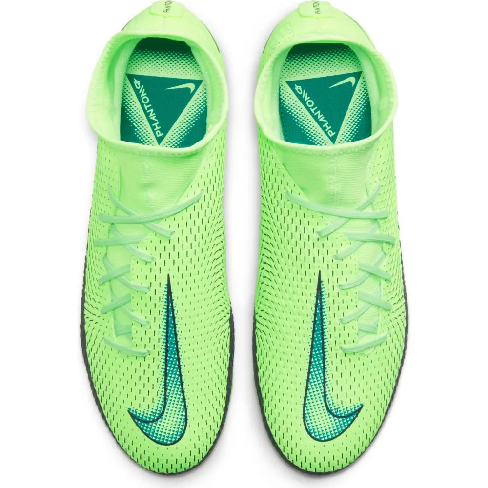 Nike Phantom GT Academy DF FG-MG - Lime Glow-Aquamarine - Image 4