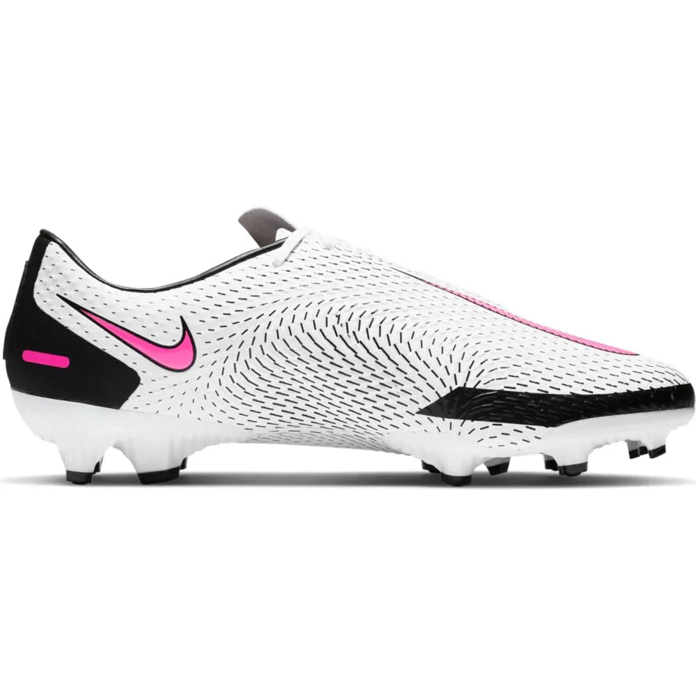 Nike Phantom GT Academy FG-MG - White-Black-Pink - Image 2