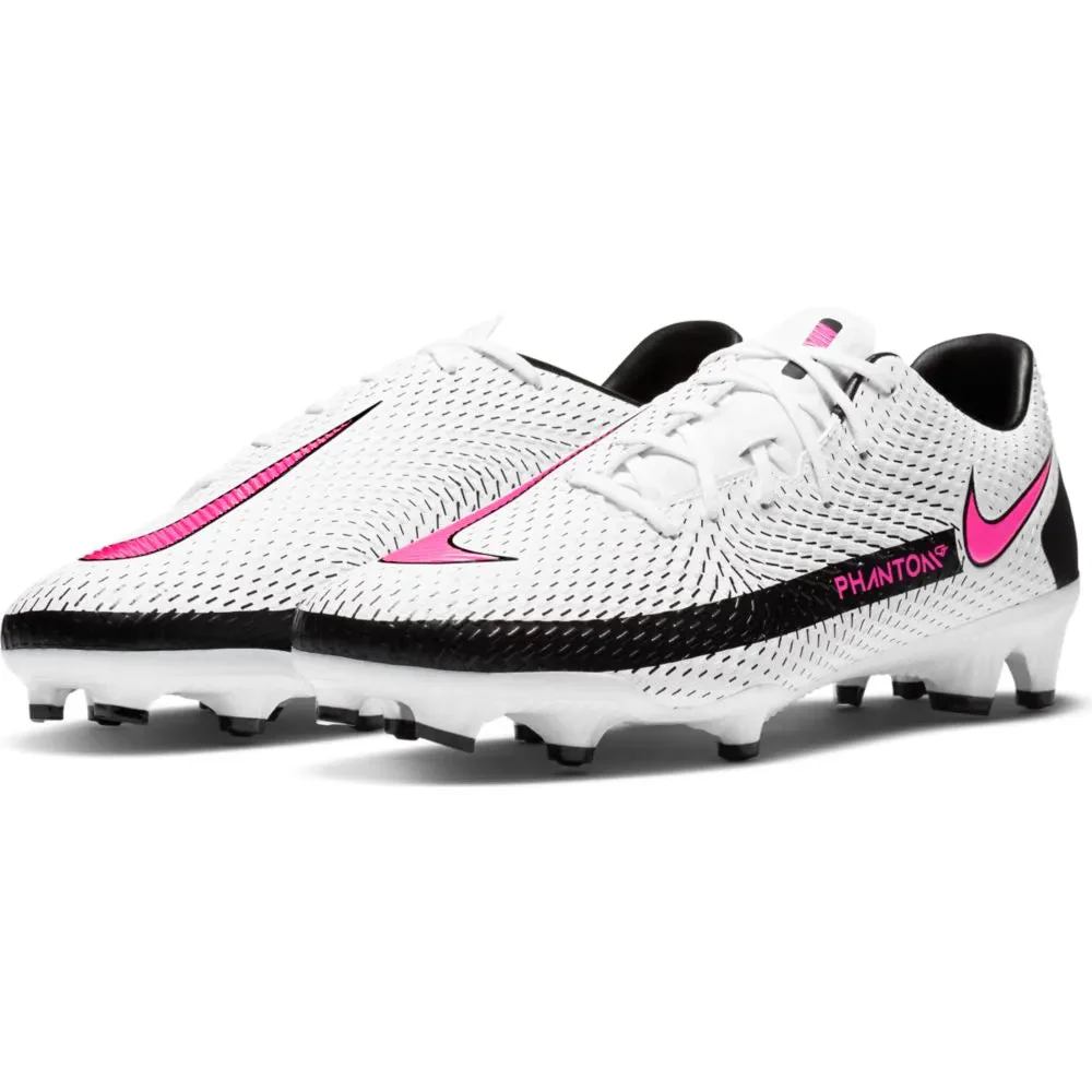 Nike Phantom GT Academy FG-MG - White-Black-Pink - Image 3
