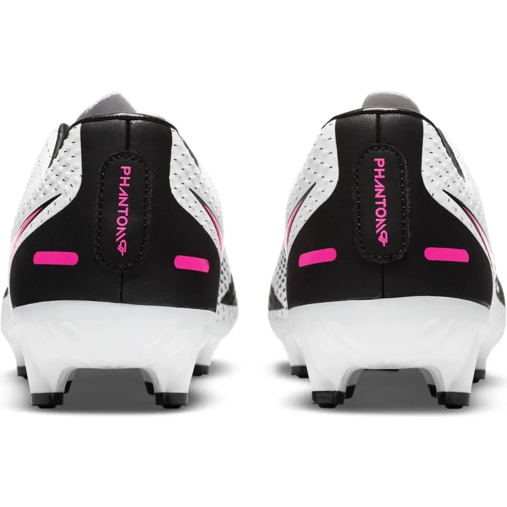 Nike Phantom GT Academy FG-MG - White-Black-Pink - Image 6