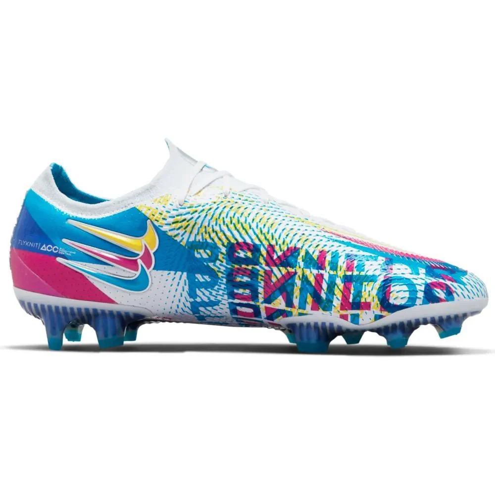 Nike Phantom GT Elite 3D FG - White-Blue-Pink-Yellow - Image 2