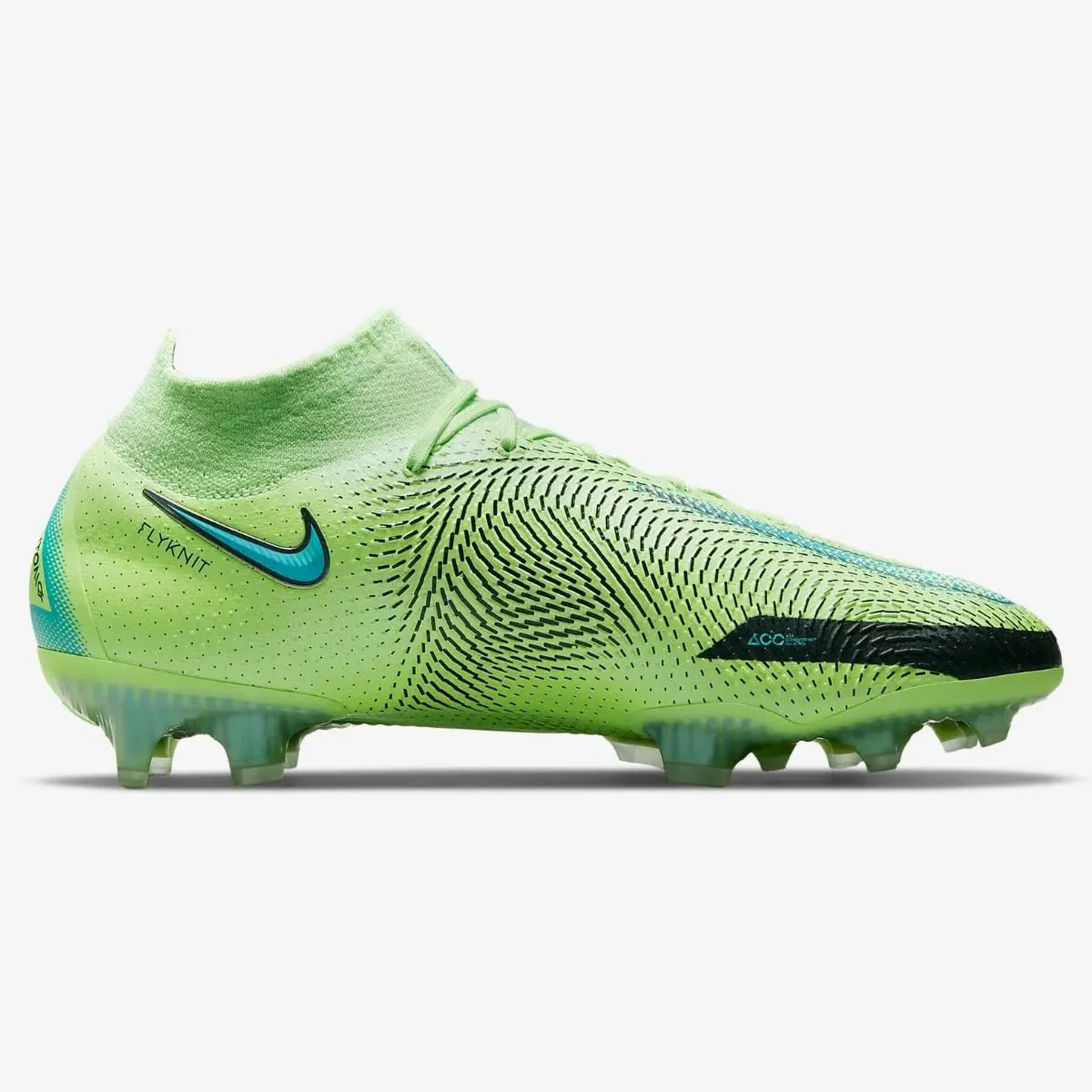 Nike Phantom GT Elite DF FG - Lime Glow-Aquamarine - Image 2