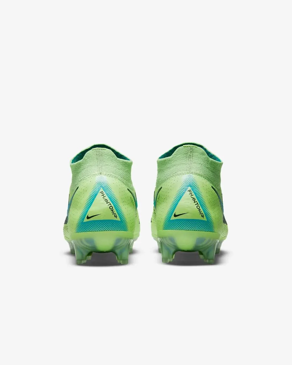 Nike Phantom GT Elite DF FG - Lime Glow-Aquamarine - Image 5