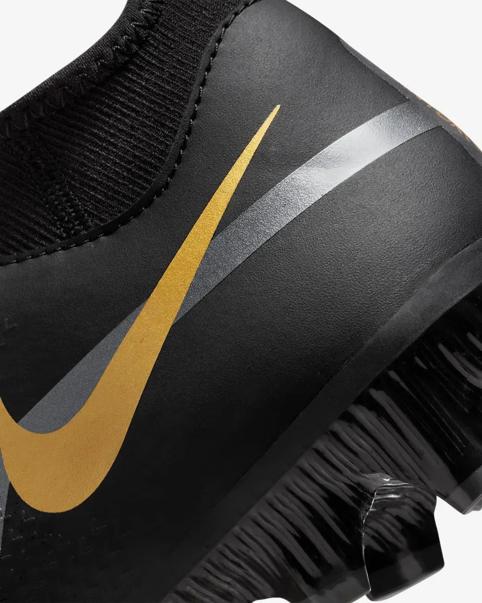 Nike Phantom GT2 Academy DF FG - Black-Dark Grey-Gold - Image 9