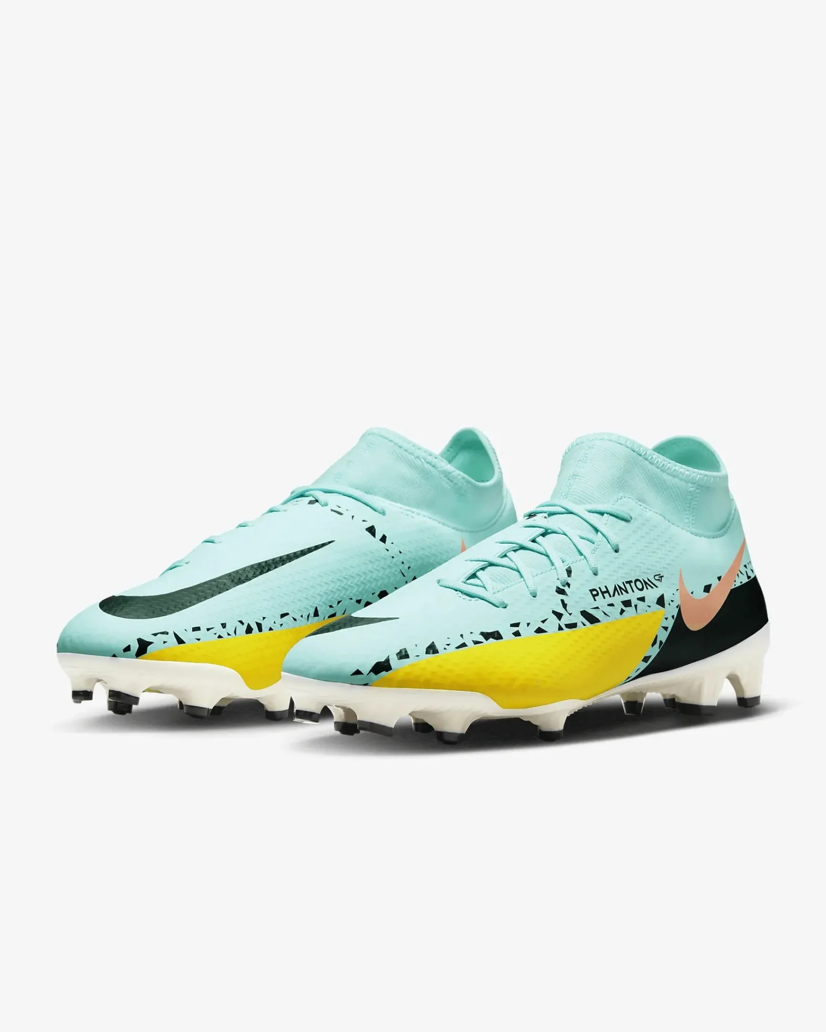 Nike Phantom GT2 Academy DF FG/MG - Glacier Ice-Black - Image 3