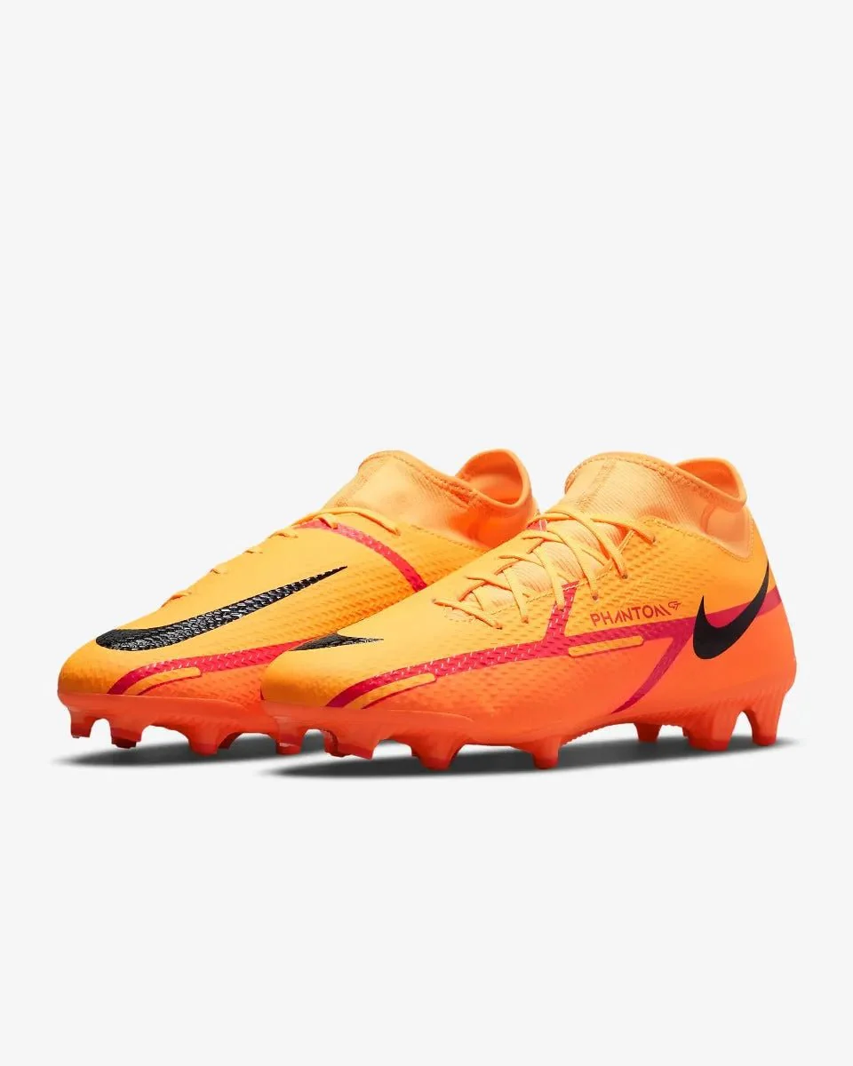 Nike Phantom GT2 Academy DF FG-MG - Laser Orange-Black - Image 3