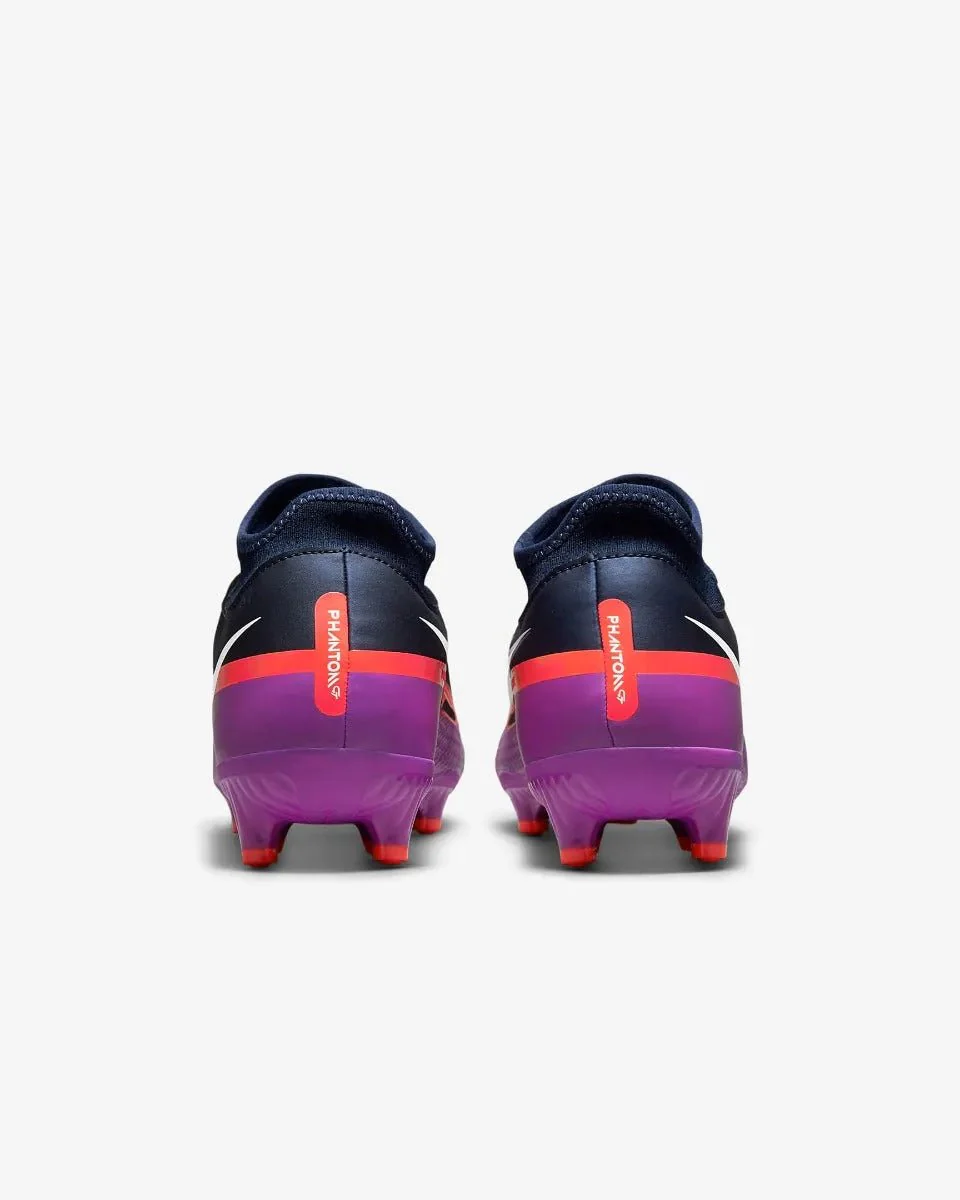 Nike Phantom GT2 Academy DF FG-MG - Navy-Purple-Crimson - Image 5