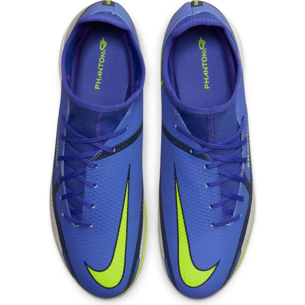 Nike Phantom GT2 Academy DF IC - Sapphire-Volt-Grey - Image 4