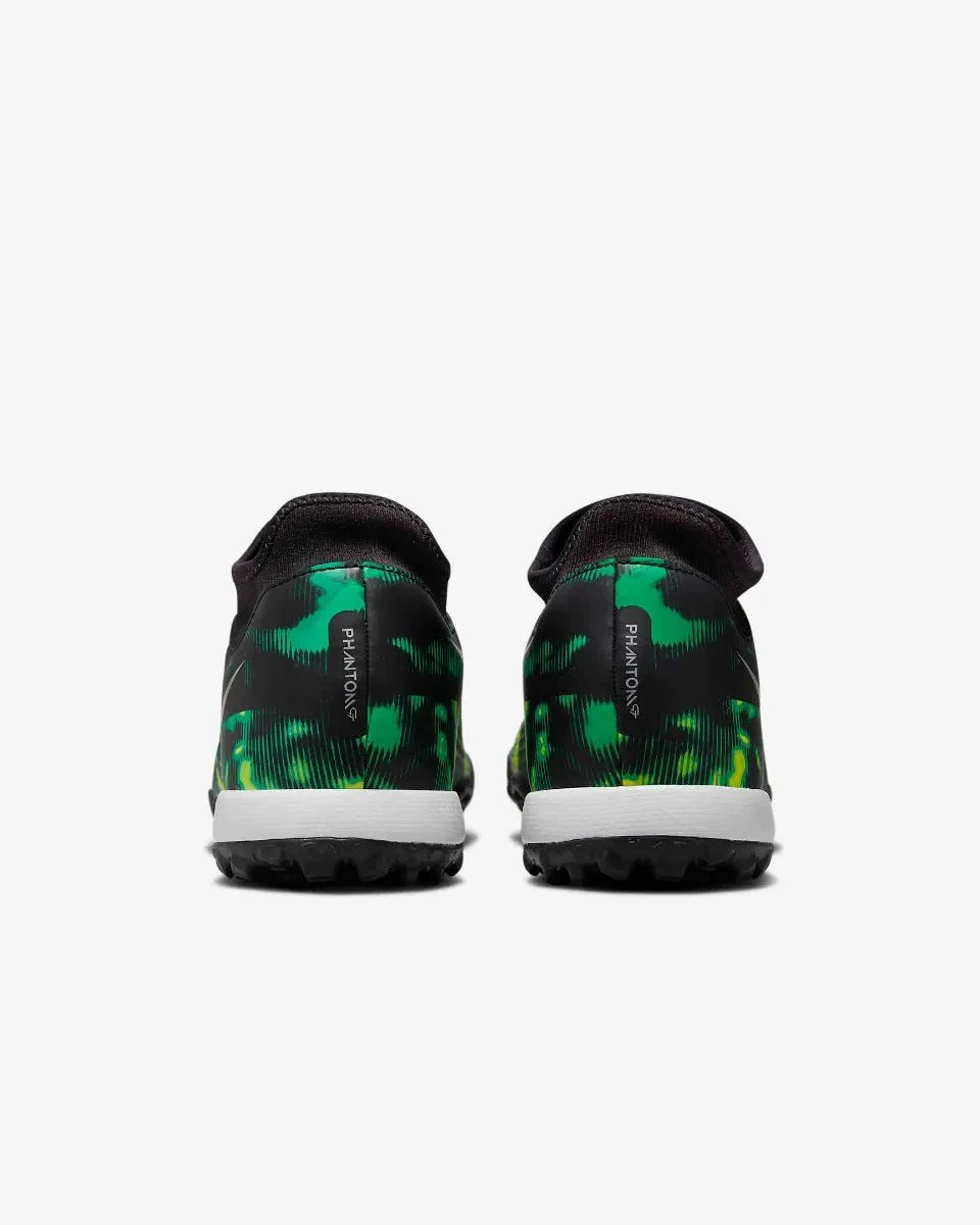 Nike Phantom GT2 Academy DF SW TF - Black-Green Strike - Image 6