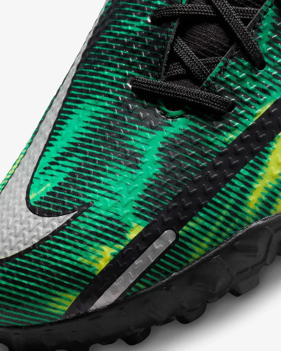 Nike Phantom GT2 Academy DF SW TF - Black-Green Strike - Image 8
