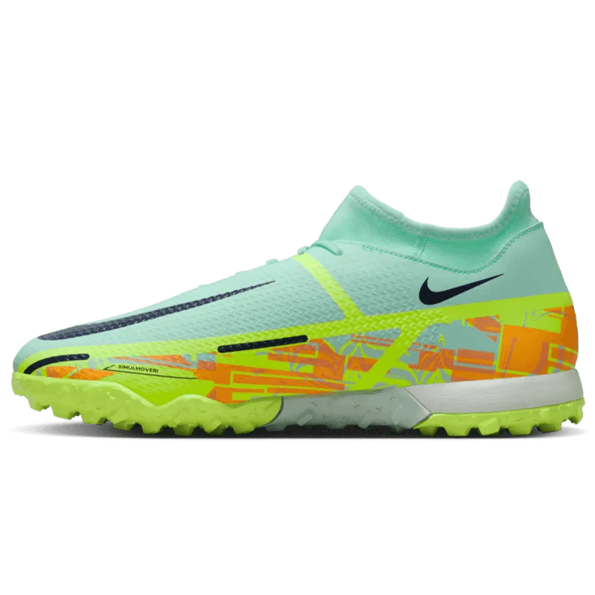 Nike Phantom GT2 Academy DF Turf - Mint-Blackened Blue