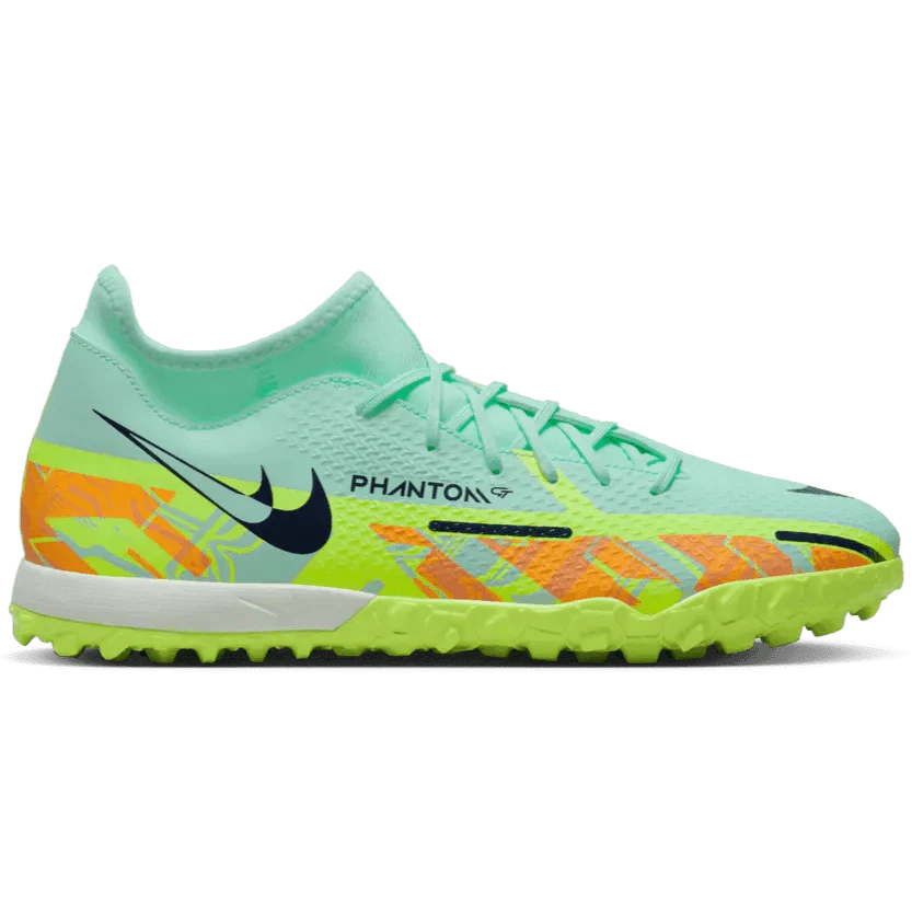 Nike Phantom GT2 Academy DF Turf - Mint-Blackened Blue - Image 2
