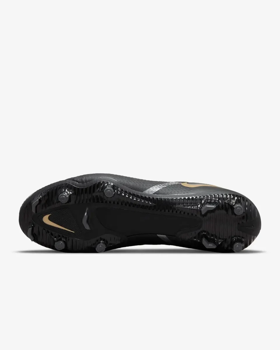 Nike Phantom GT2 Academy FG-MG - Black-Dark Grey-Gold - Image 4
