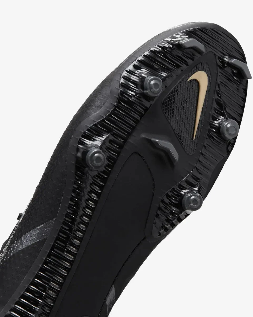 Nike Phantom GT2 Academy FG-MG - Black-Dark Grey-Gold - Image 6