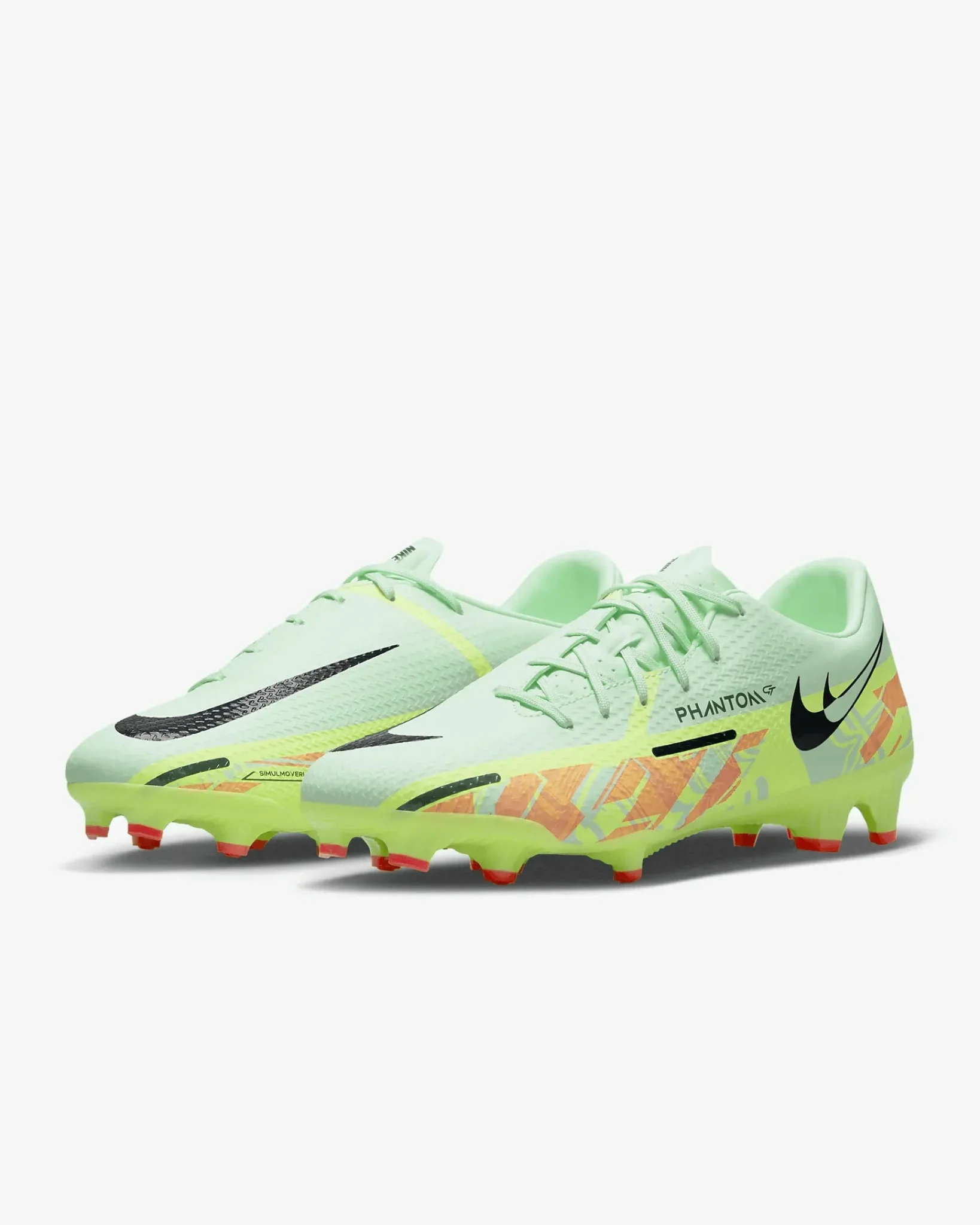 Nike Phantom GT2 Academy FG-MG - Mint-Blackened Blue - Image 3
