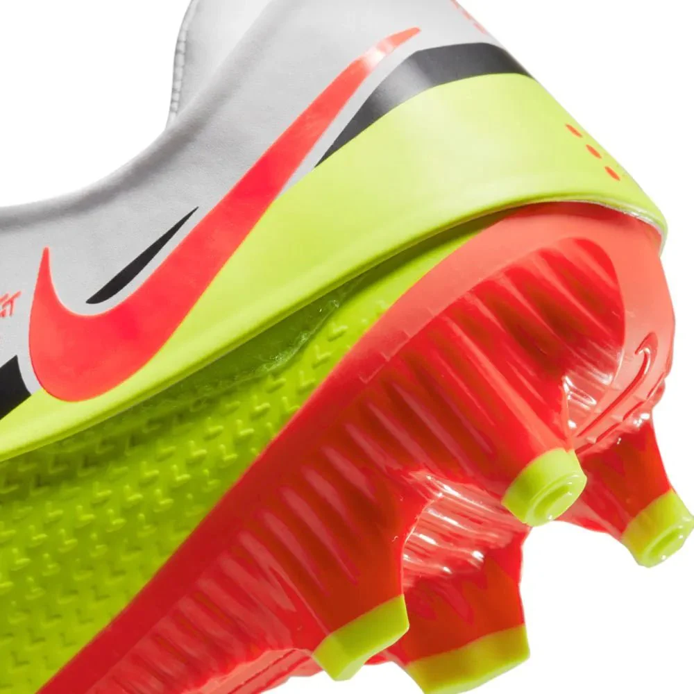 Nike Phantom GT2 Academy Flyease FG-MG - White-Volt-Crimson - Image 5