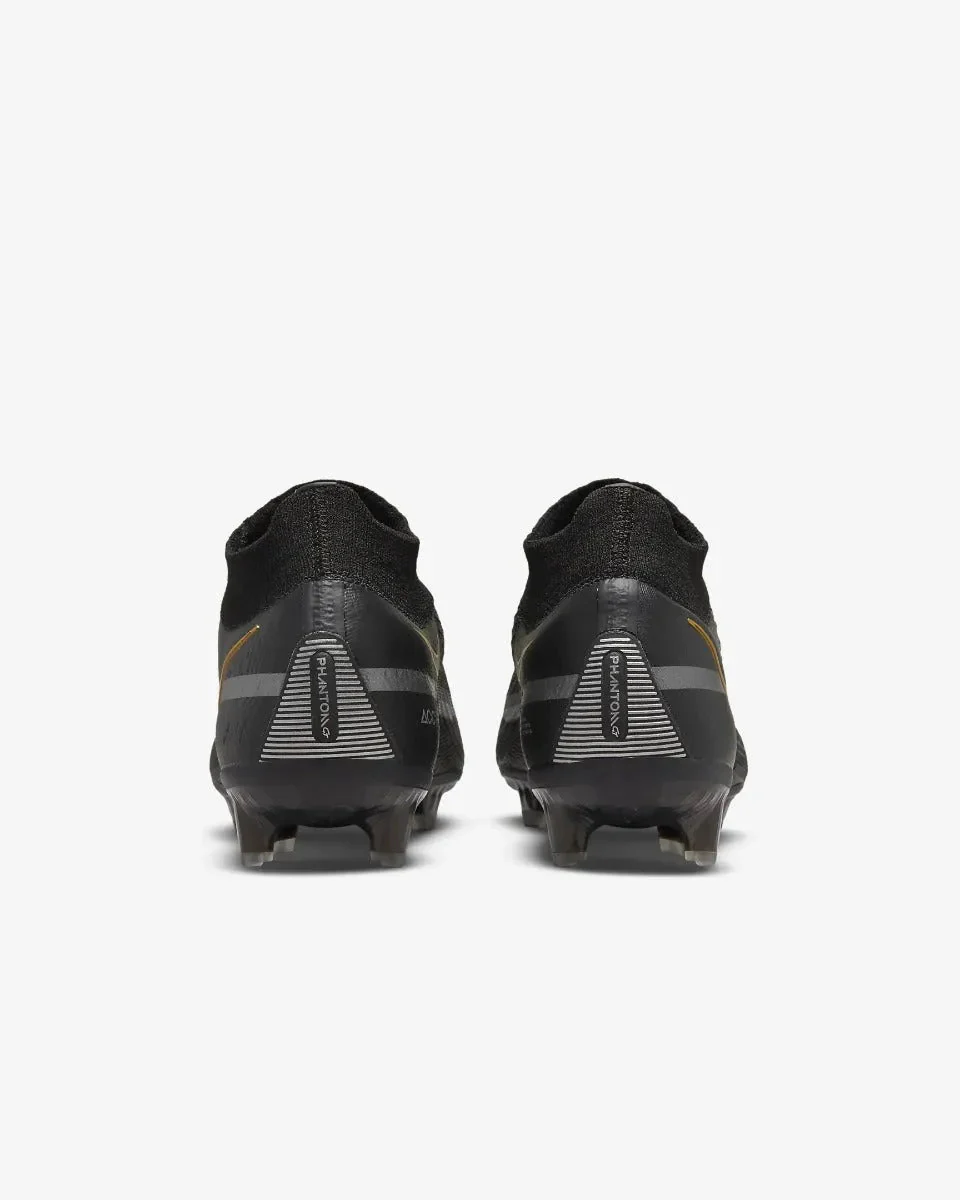 Nike Phantom GT2 Elite DF FG - Black-Dark Grey-Gold - Image 6