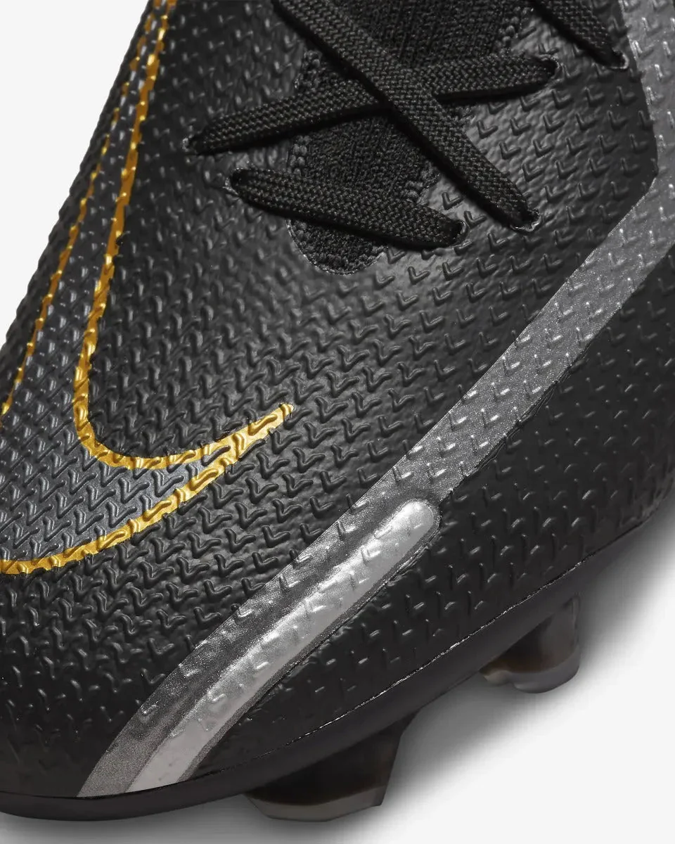 Nike Phantom GT2 Elite DF FG - Black-Dark Grey-Gold - Image 8