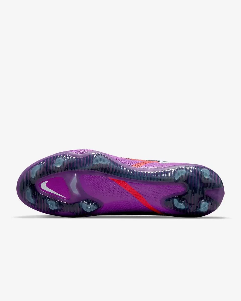 Nike Phantom Gt2 Elite DF FG - Navy-Purple-Crimson - Image 5