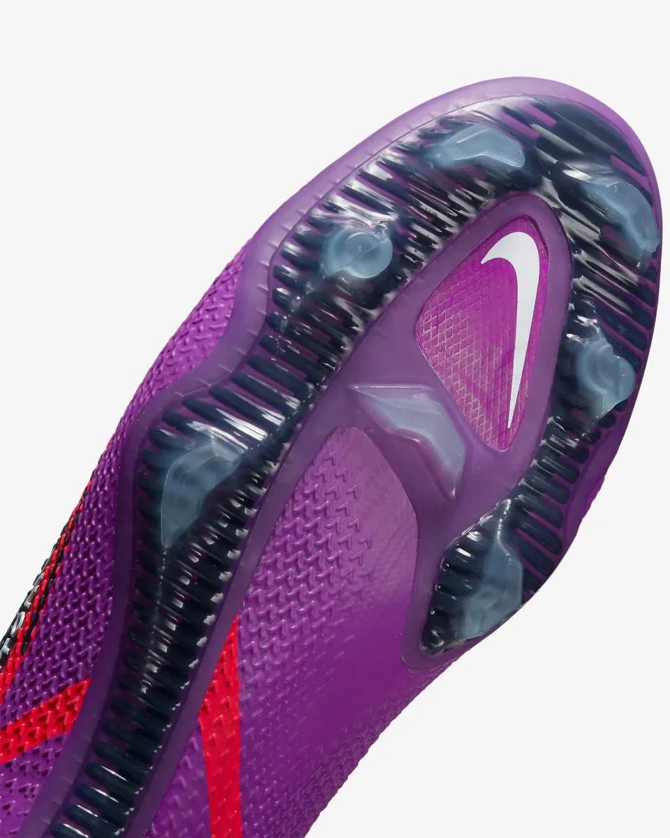 Nike Phantom Gt2 Elite DF FG - Navy-Purple-Crimson - Image 7