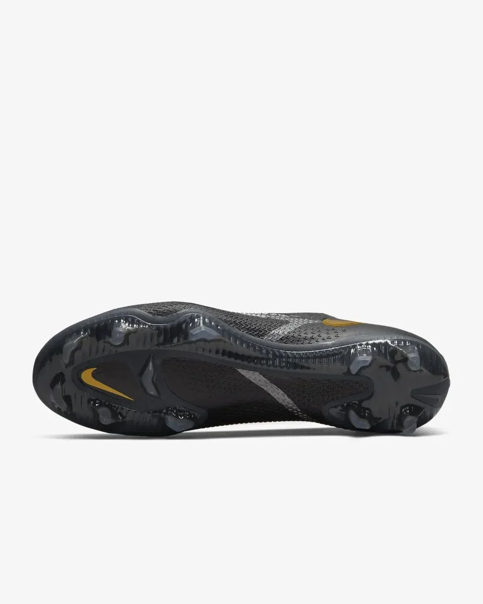 Nike Phantom GT2 Elite FG - Black-Dark Grey-Gold - Image 5