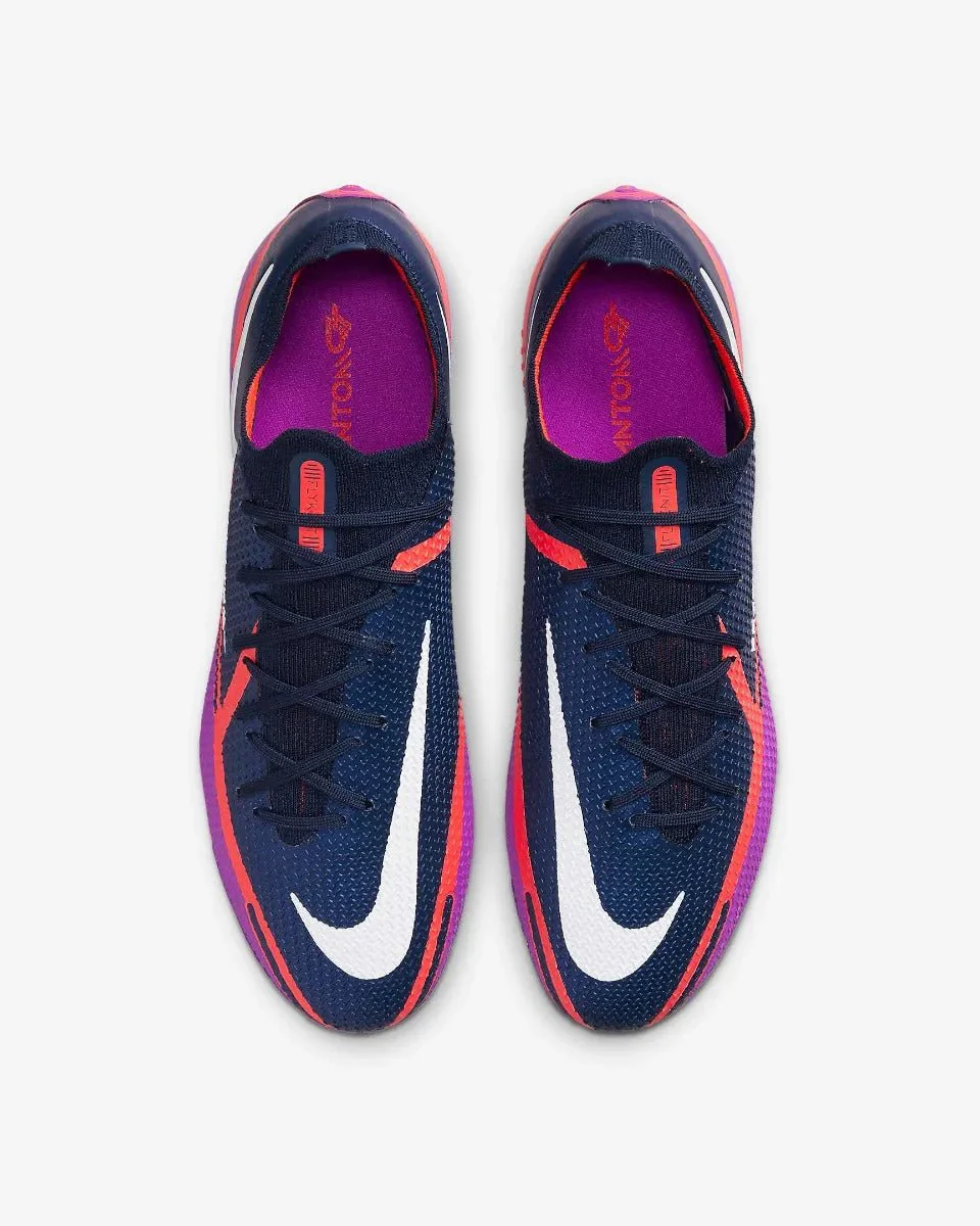 Nike Phantom GT2 Elite FG - Navy-Purple-Crimson - Image 4