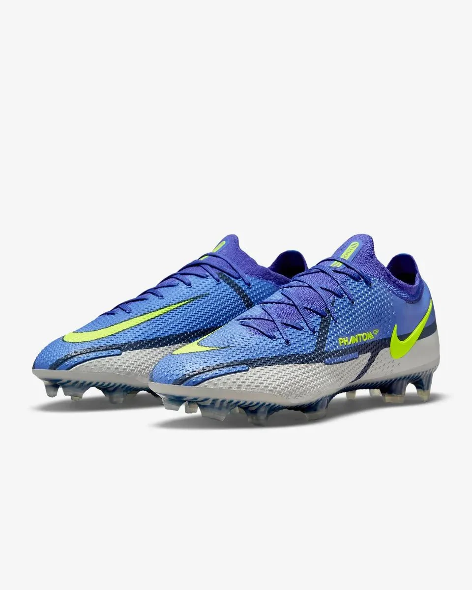Nike Phantom GT2 Elite FG - Sapphire-Volt Grey - Image 3