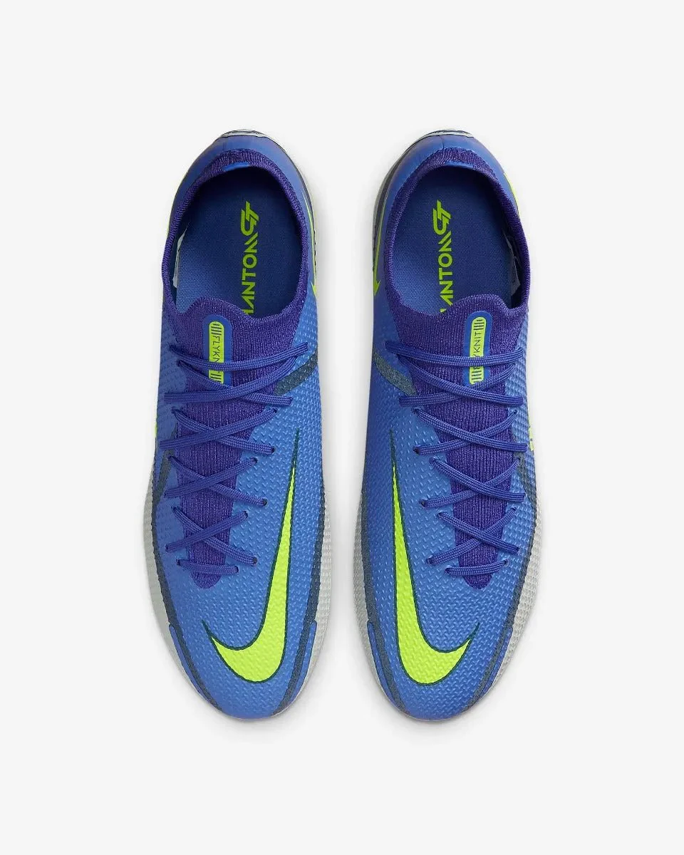 Nike Phantom GT2 Elite FG - Sapphire-Volt Grey - Image 4