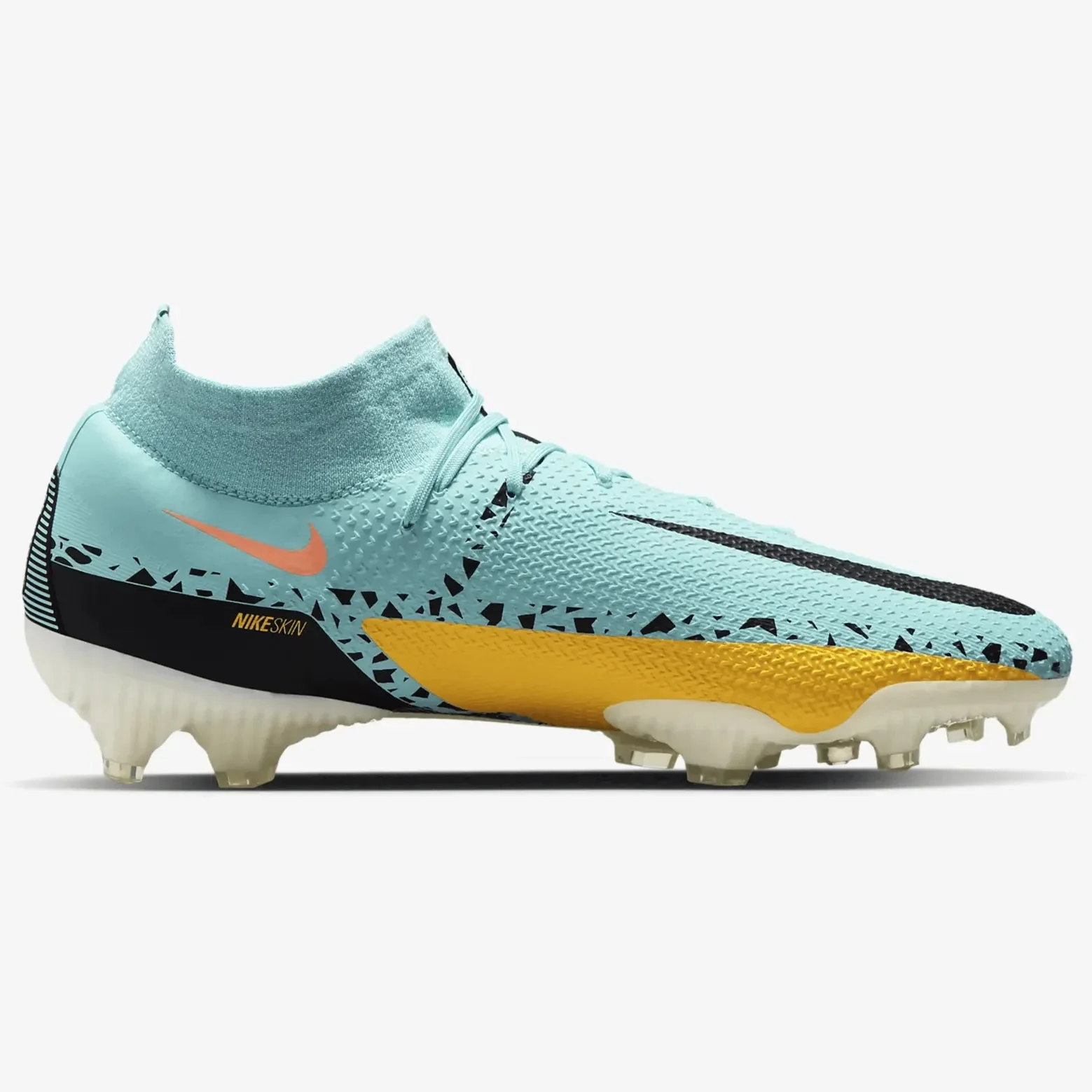 Nike Phantom GT2 Pro DF FG - Glacier Ice-Black - Image 2