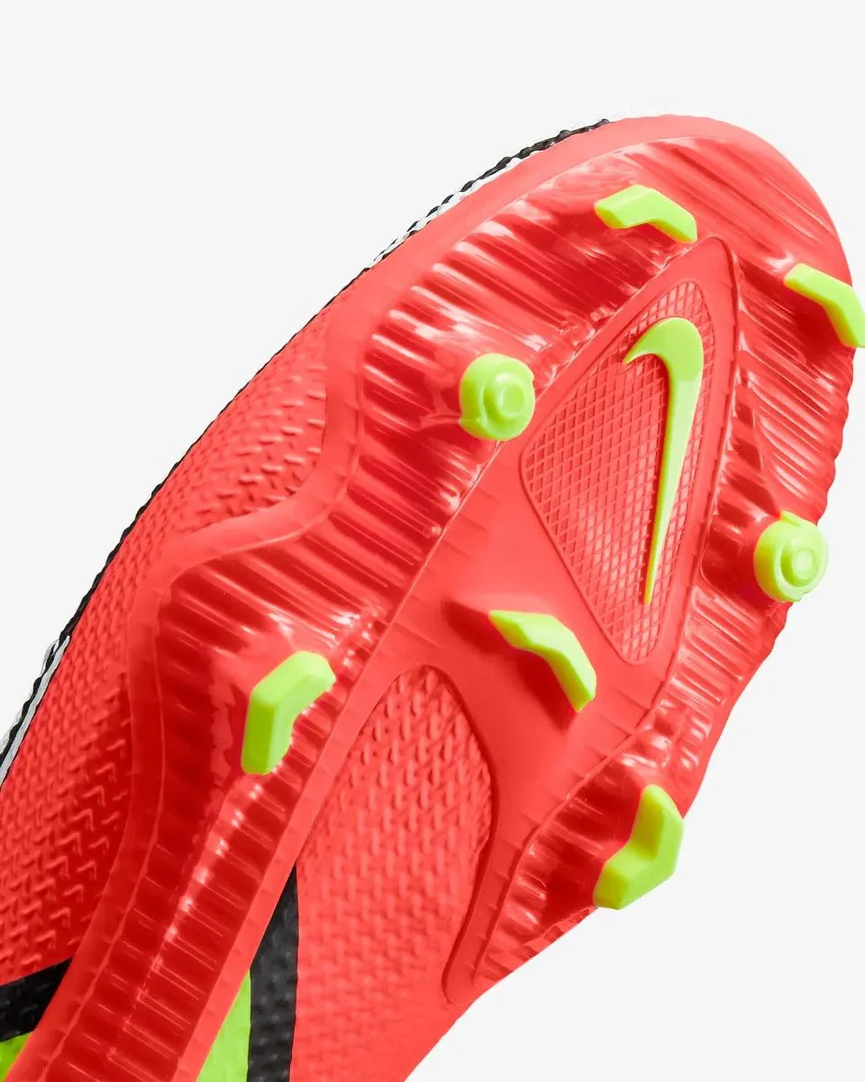 Nike Phantom GT2 PRO DF FG - White-Volt-Crimson - Image 6