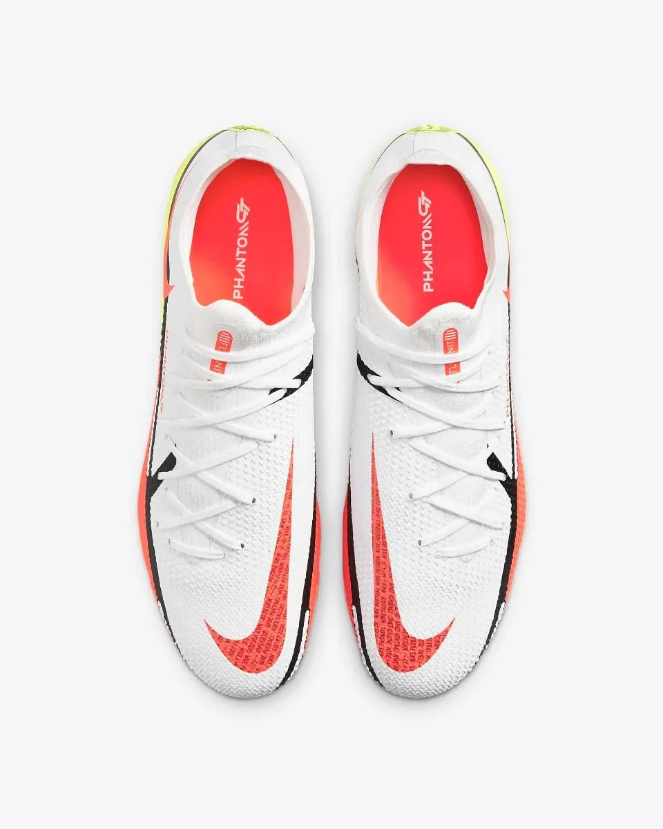 Nike Phantom GT2 PRO FG - White-Volt-Crimson - Image 4