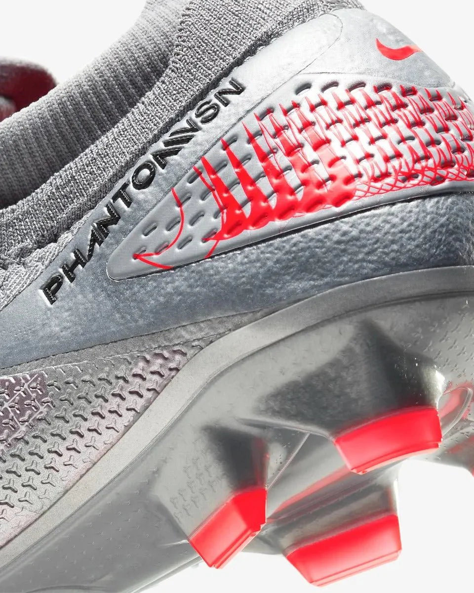 Nike Phantom Vision 2 Elite DF FG - Grey-Red - Image 10
