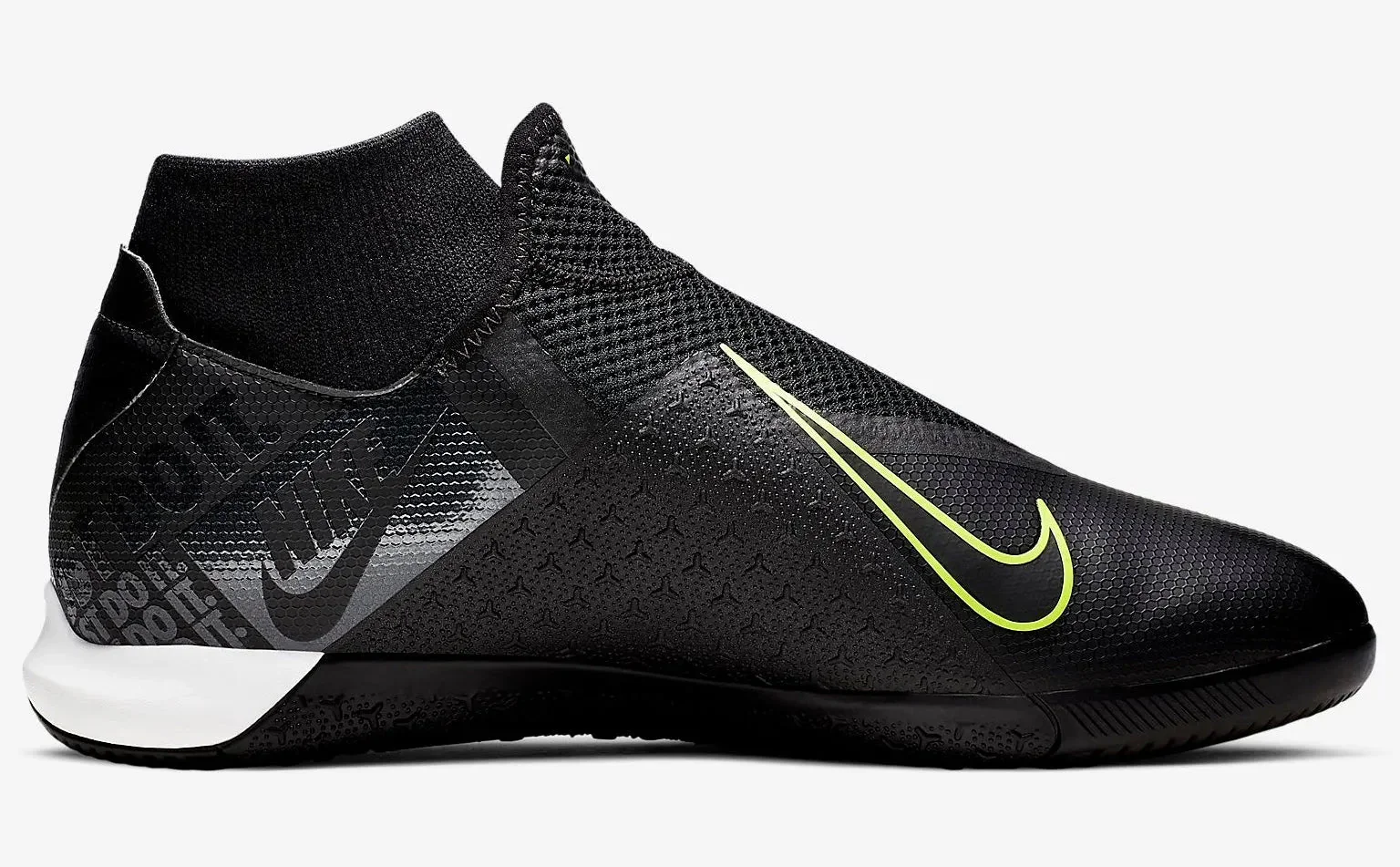 Nike Phantom Vision Academy DF IC - Black-Volt - Image 2