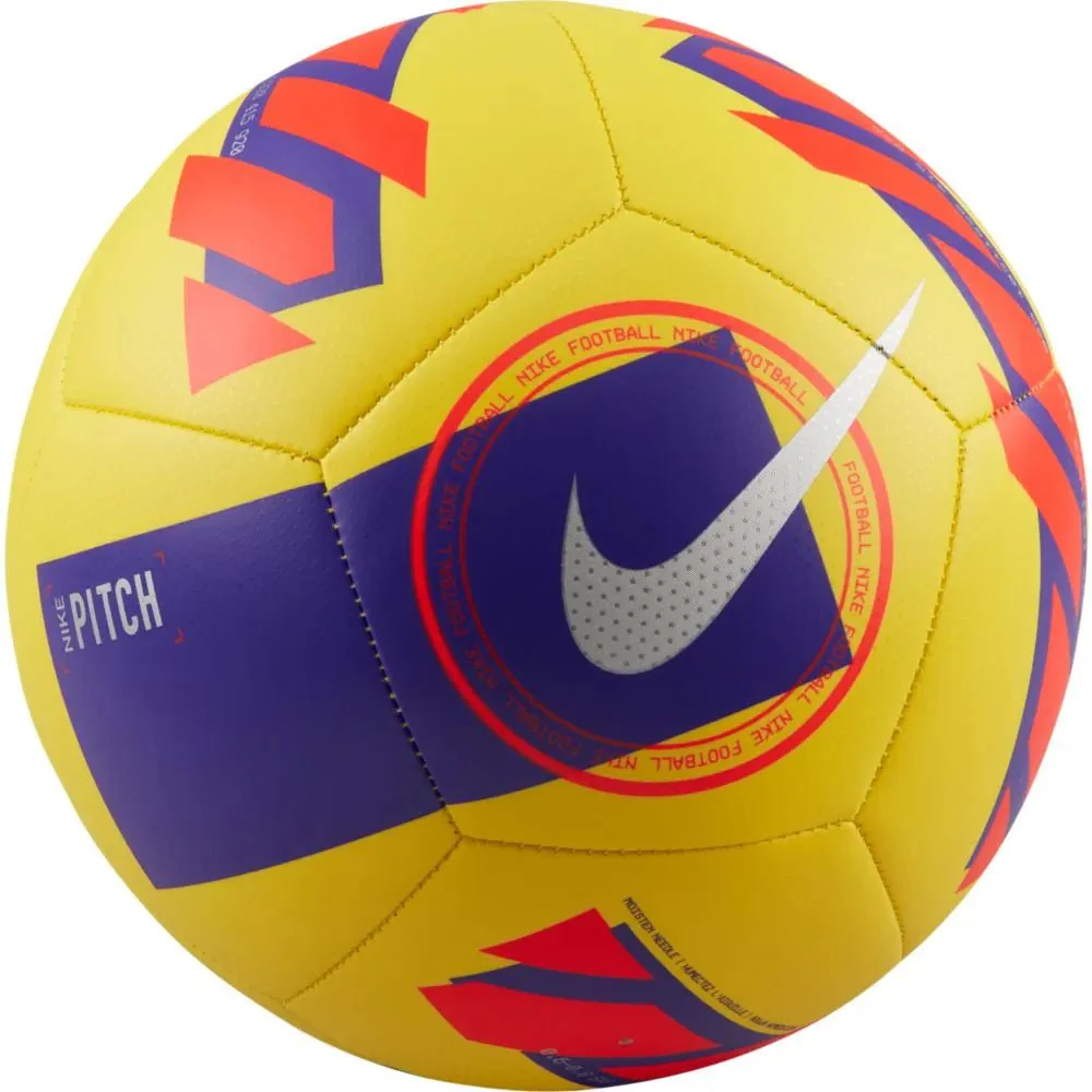 Nike Pitch Ball - Yellow-Purple-Crimson