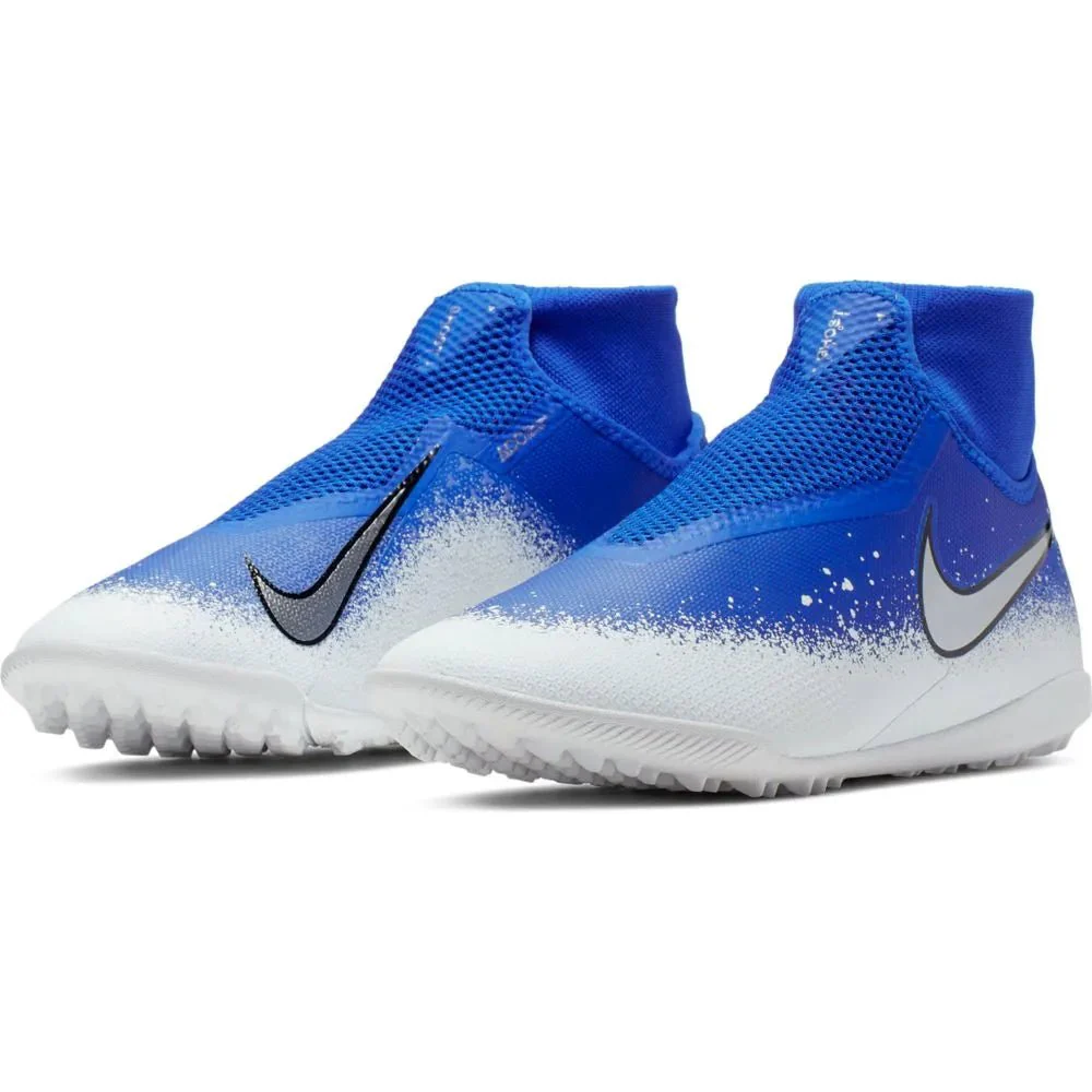 Nike React Phantom Vision Pro DF TF - White-Blue - Image 3