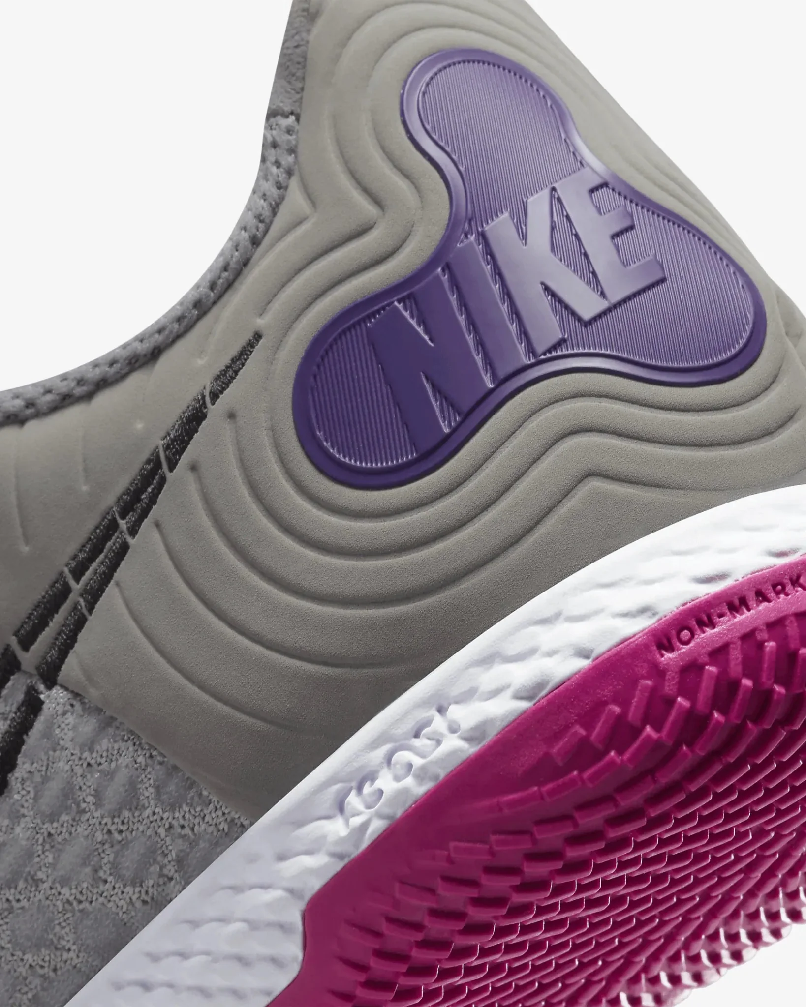 Nike ReactGato Indoor - Black-Smoke Grey - Image 7