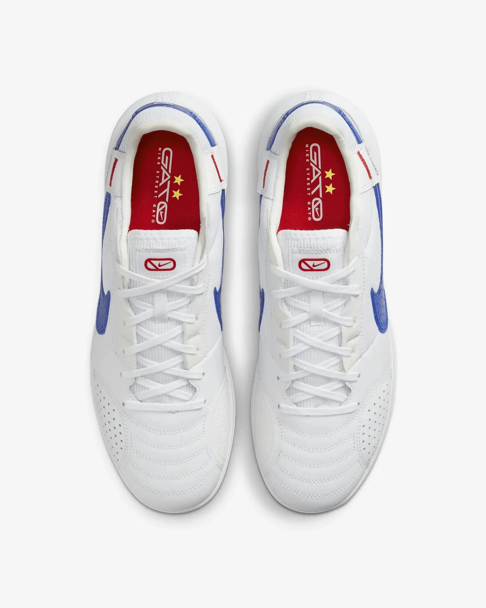 Nike Streetgato France Indoor - White-Game Royal - Image 4
