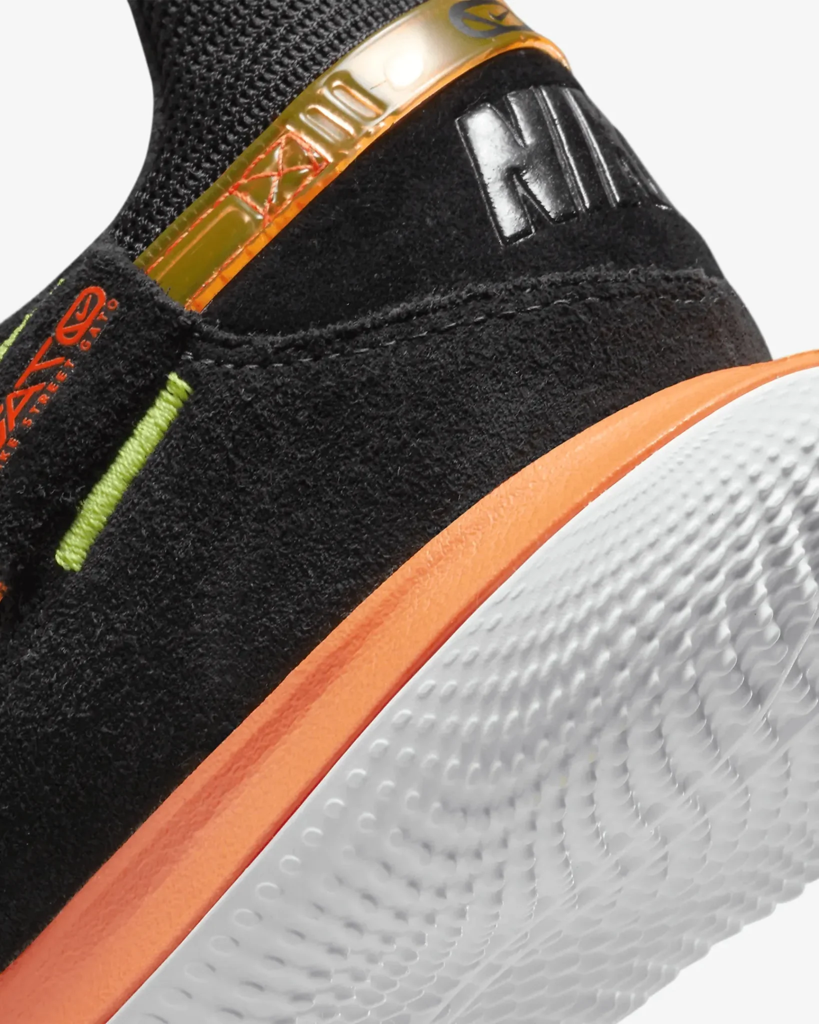 Nike Streetgato Indoor - Black-Total Orange - Image 8