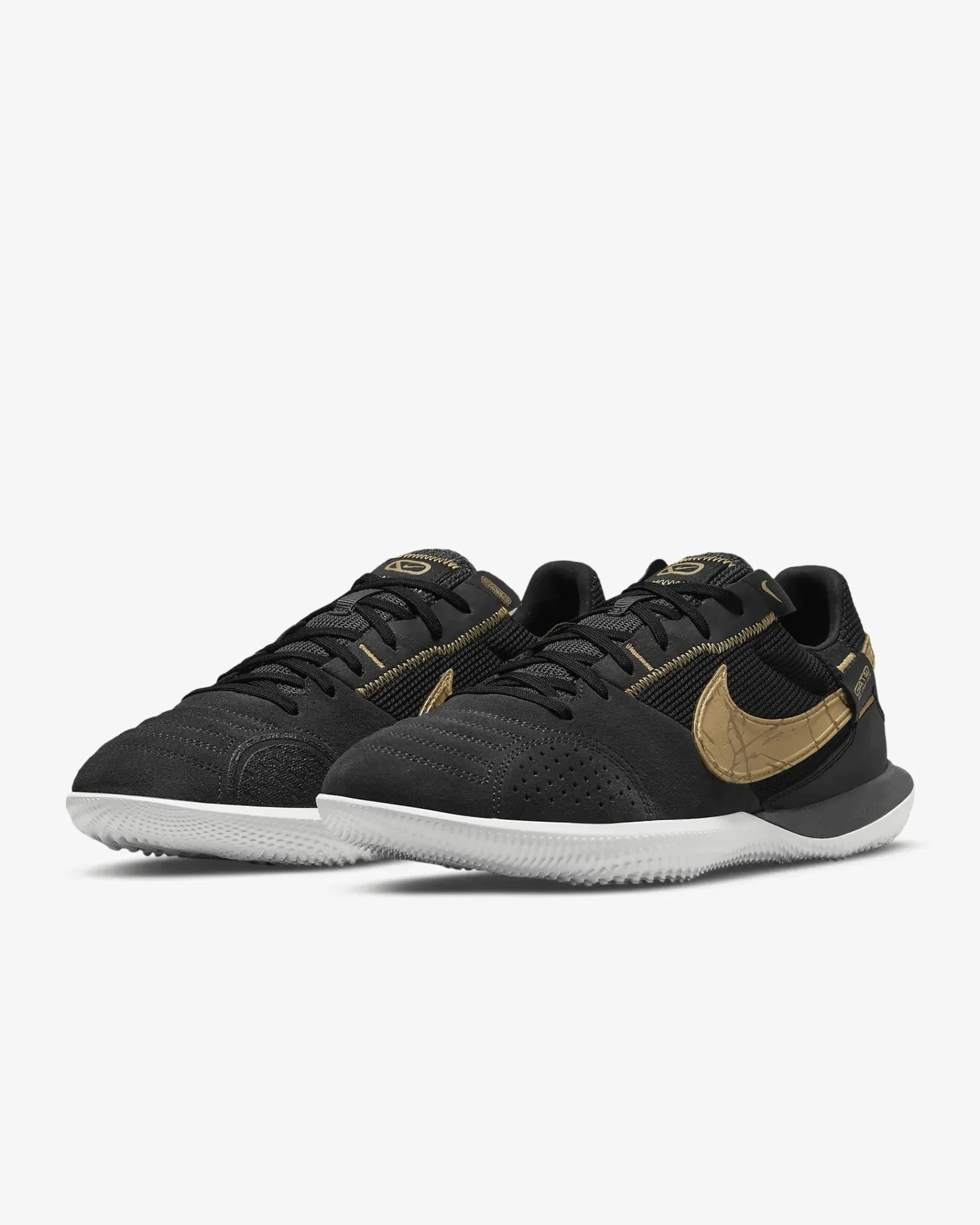Nike Streetgato Indoor - Dark Grey-Gold - Image 3